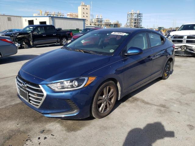 5NPD84LF8HH171126 - 2017 HYUNDAI ELANTRA SE BLUE photo 1