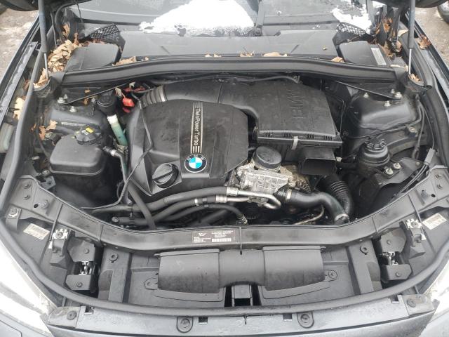 WBAVM5C56EVV91800 - 2014 BMW X1 XDRIVE35I GRAY photo 11