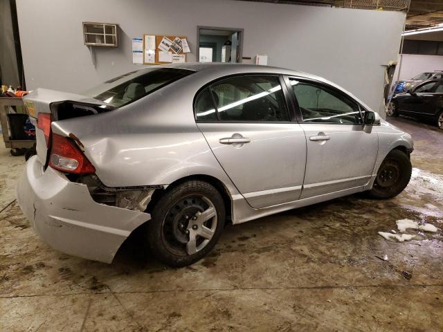 2HGFA1F5XAH500603 - 2010 HONDA CIVIC LX SILVER photo 3