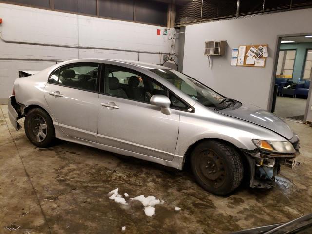 2HGFA1F5XAH500603 - 2010 HONDA CIVIC LX SILVER photo 4