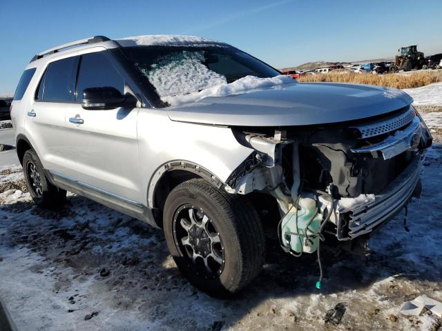 1FM5K8D84DGC61140 - 2013 FORD EXPLORER XLT SILVER photo 4