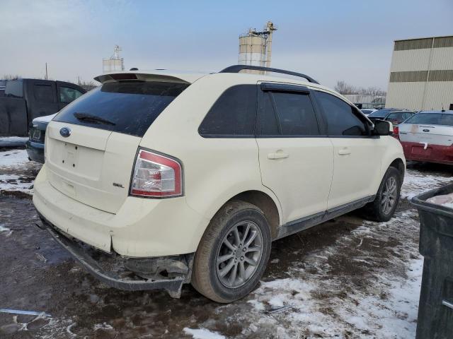 2FMDK38C48BB45947 - 2008 FORD EDGE SEL CREAM photo 3