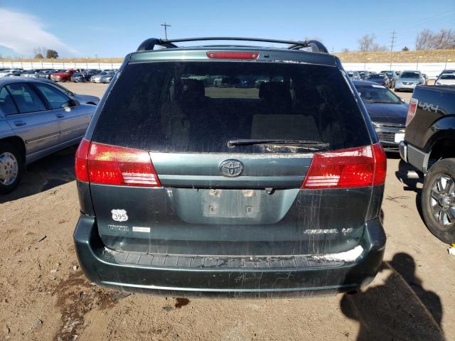 5TDZA23CX5S371676 - 2005 TOYOTA SIENNA CE GREEN photo 6