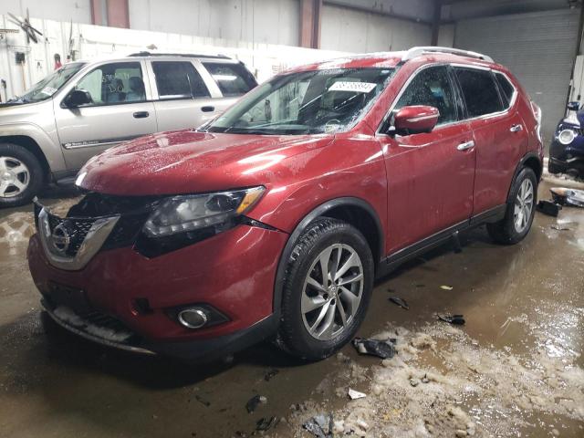 5N1AT2MV4EC849059 - 2014 NISSAN ROGUE S RED photo 1