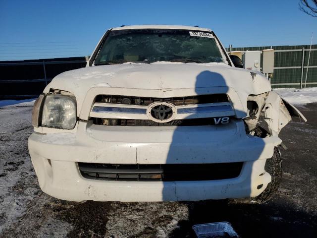 5TDBT44A46S258537 - 2006 TOYOTA SEQUOIA SR5 WHITE photo 5