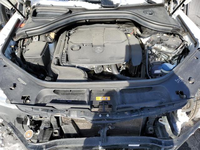 4JGDA5HB9EA366344 - 2014 MERCEDES-BENZ ML 350 4MATIC WHITE photo 11
