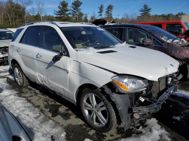 4JGDA5HB9EA366344 - 2014 MERCEDES-BENZ ML 350 4MATIC WHITE photo 4