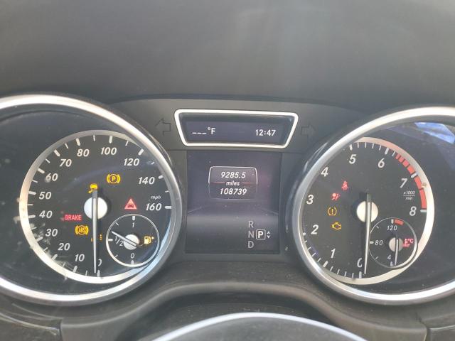 4JGDA5HB9EA366344 - 2014 MERCEDES-BENZ ML 350 4MATIC WHITE photo 9