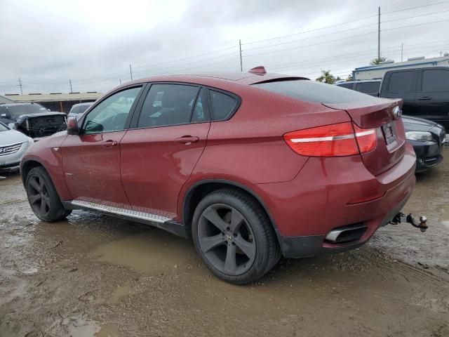 5UXFG83529LZ93295 - 2009 BMW X6 MAROON photo 2