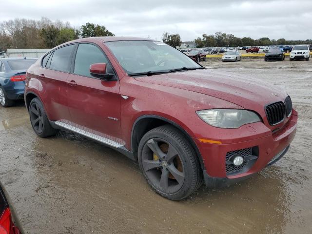 5UXFG83529LZ93295 - 2009 BMW X6 MAROON photo 4