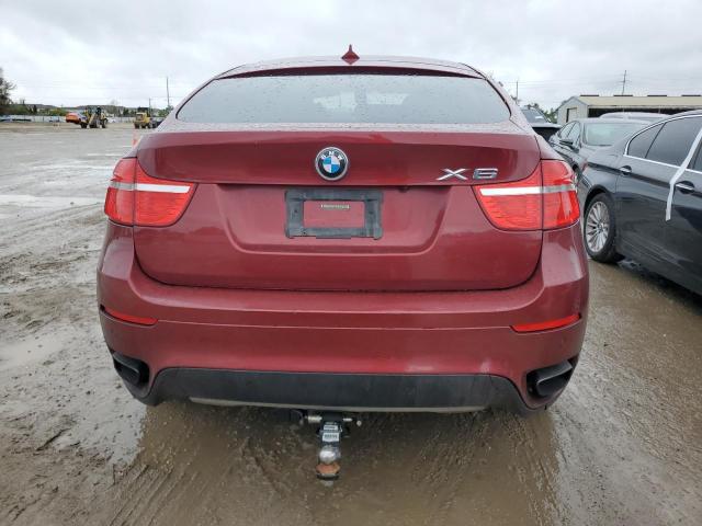 5UXFG83529LZ93295 - 2009 BMW X6 MAROON photo 6