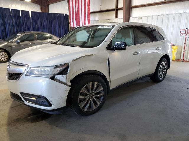 5FRYD4H49EB046357 - 2014 ACURA MDX TECHNOLOGY WHITE photo 1