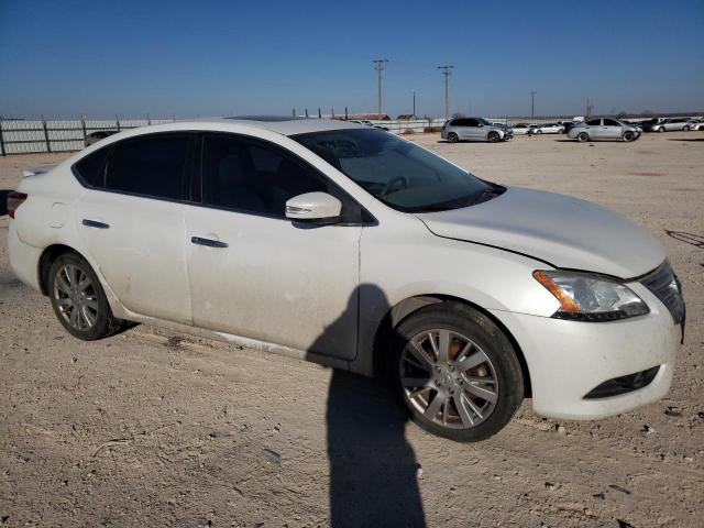 3N1AB7AP9EL657590 - 2014 NISSAN SENTRA S WHITE photo 4