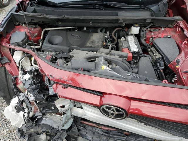 2T3H1RFVXMW150982 - 2021 TOYOTA RAV4 LE RED photo 12