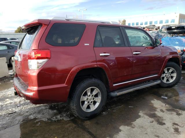 JTEBU5JR0B5046453 - 2011 TOYOTA 4RUNNER SR5 MAROON photo 3