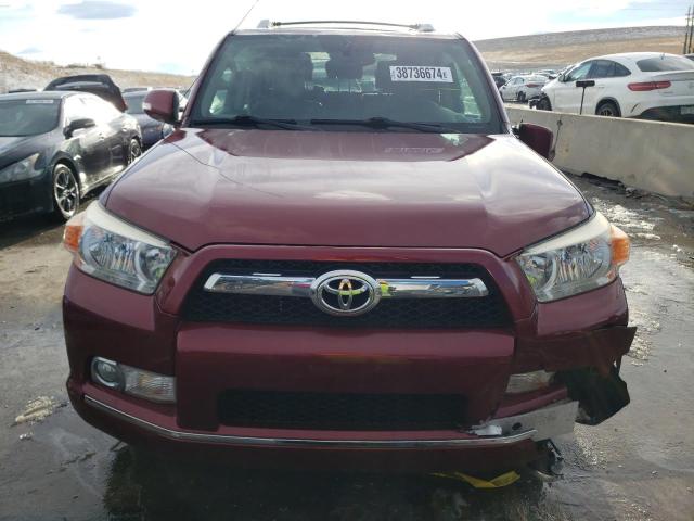 JTEBU5JR0B5046453 - 2011 TOYOTA 4RUNNER SR5 MAROON photo 5