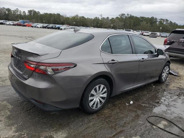 4T1H31AK0MU564483 - 2021 TOYOTA CAMRY LE GRAY photo 3