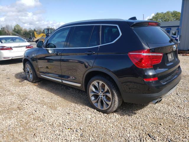 5UXWX7C52H0U42780 - 2017 BMW X3 XDRIVE35I BLACK photo 2