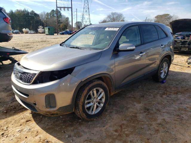 5XYKT3A6XEG471255 - 2014 KIA SORENTO LX GRAY photo 1