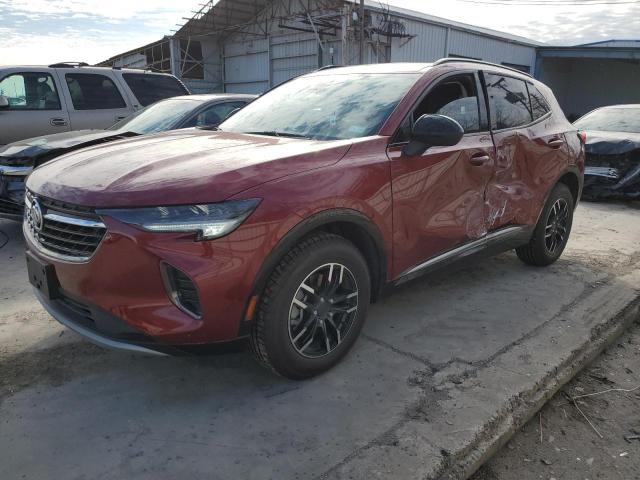 LRBFZNR49MD082746 - 2021 BUICK ENVISION ESSENCE MAROON photo 1