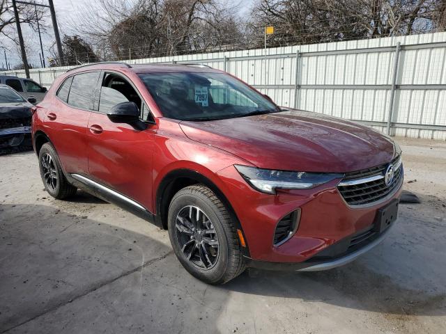 LRBFZNR49MD082746 - 2021 BUICK ENVISION ESSENCE Շագանակագույն լուսանկար 4