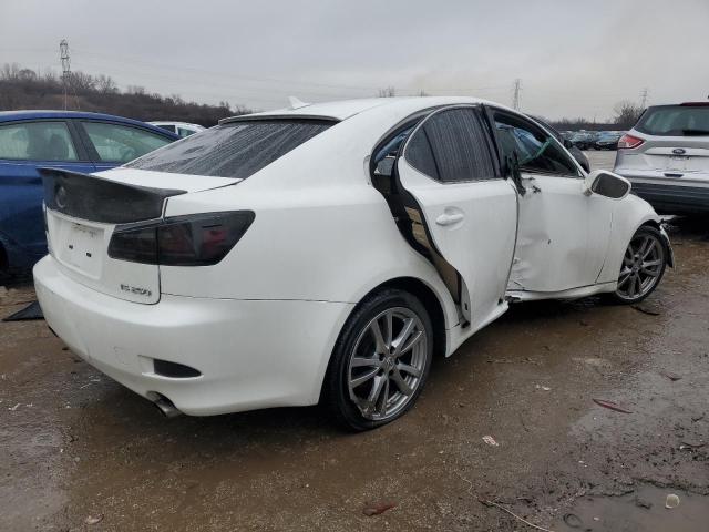 JTHBK262X85076670 - 2008 LEXUS IS 250 WHITE photo 3