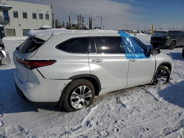 5TDGZRBH7NS560338 - 2022 TOYOTA HIGHLANDER XLE Blanco foto 3