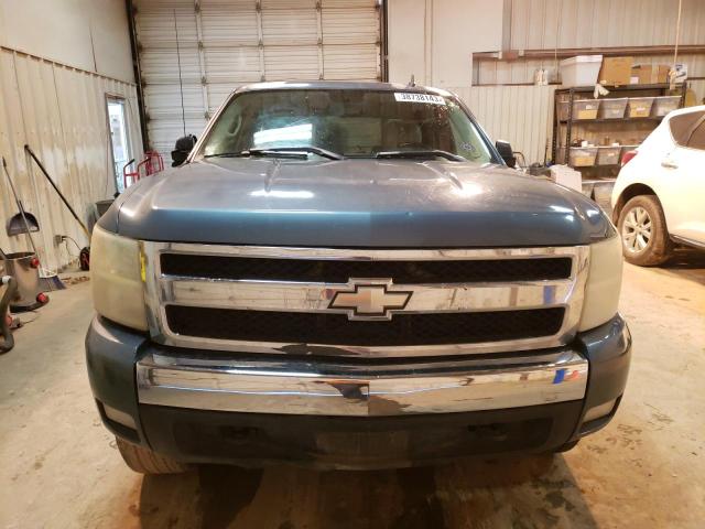 2GCEC13C171532333 - 2007 CHEVROLET SILVERADO C1500 CREW CAB BLUE photo 5