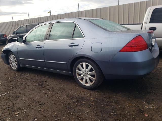 1HGCM66497A074750 - 2007 HONDA ACCORD SE BLUE photo 2