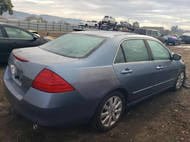 1HGCM66497A074750 - 2007 HONDA ACCORD SE BLUE photo 3