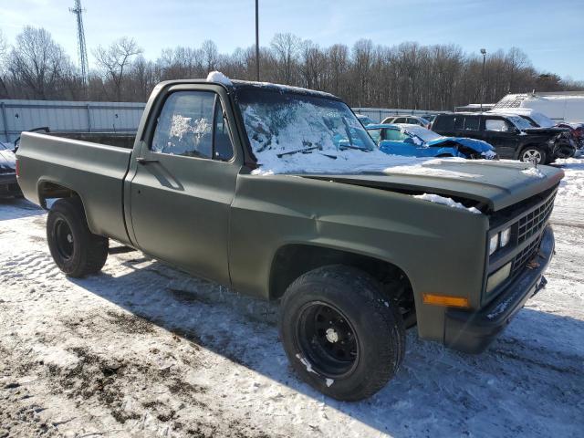 1GCDR14ZXHF370399 - 1987 CHEVROLET R10 GREEN photo 4