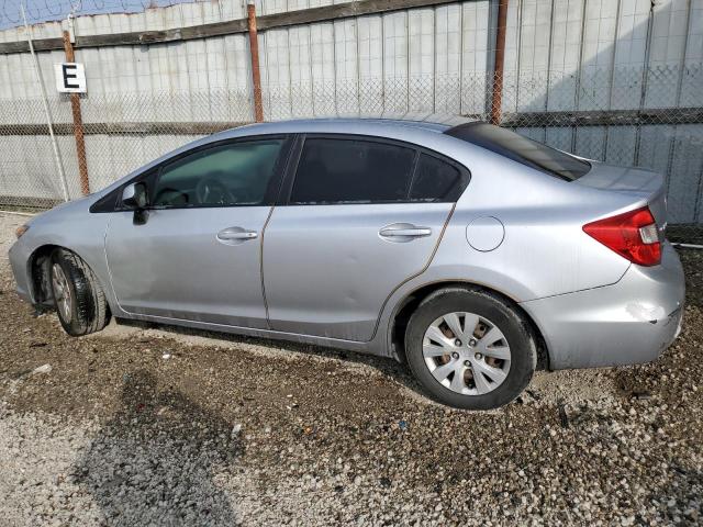 2HGFB2F50CH597736 - 2012 HONDA CIVIC LX SILVER photo 2