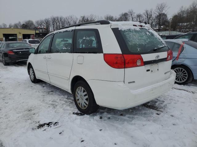 5TDZK23C08S111434 - 2008 TOYOTA SIENNA CE WHITE photo 2