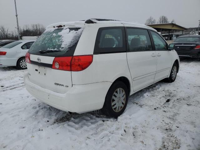 5TDZK23C08S111434 - 2008 TOYOTA SIENNA CE WHITE photo 3