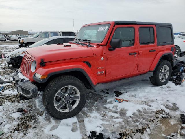1C4HJXEG0KW528510 - 2019 JEEP WRANGLER U SAHARA RED photo 1