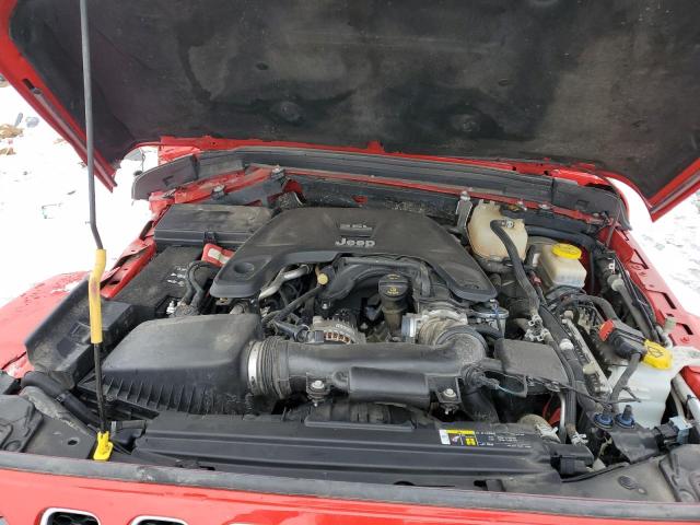 1C4HJXEG0KW528510 - 2019 JEEP WRANGLER U SAHARA RED photo 11