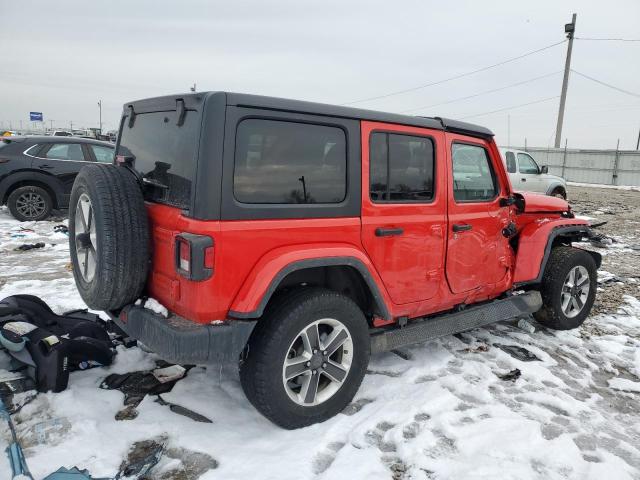 1C4HJXEG0KW528510 - 2019 JEEP WRANGLER U SAHARA RED photo 3