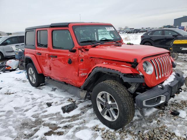1C4HJXEG0KW528510 - 2019 JEEP WRANGLER U SAHARA RED photo 4