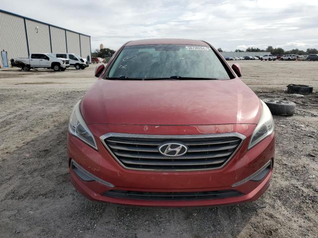 5NPE24AA0FH128068 - 2015 HYUNDAI SONATA ECO BURGUNDY photo 5