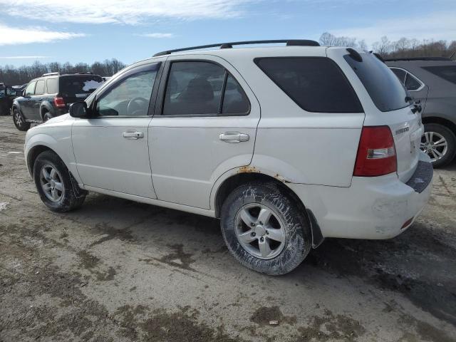 KNDJC735895868727 - 2009 KIA SORENTO LX WHITE photo 2