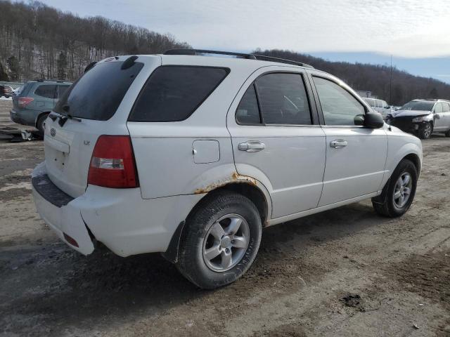 KNDJC735895868727 - 2009 KIA SORENTO LX WHITE photo 3