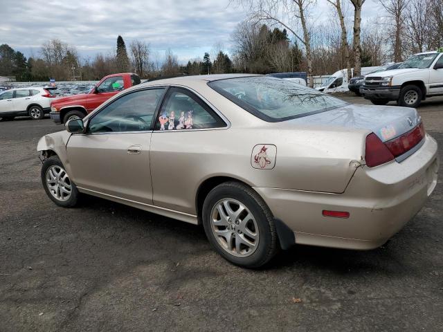 1HGCG22501A000607 - 2001 HONDA ACCORD EX BEIGE photo 2