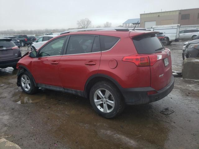 JTMRFREV3DD031434 - 2013 TOYOTA RAV4 XLE RED photo 2