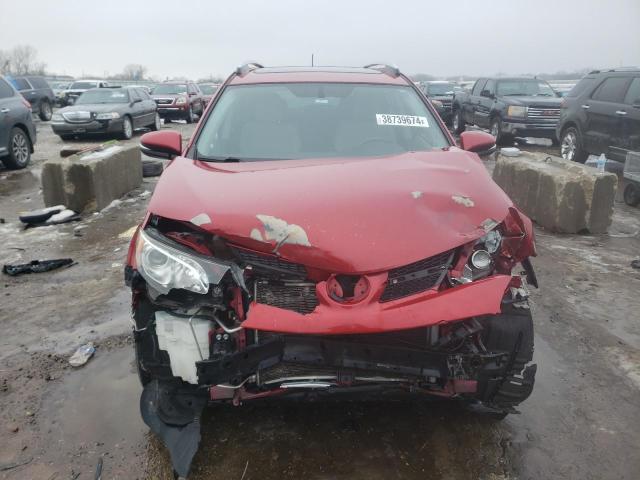 JTMRFREV3DD031434 - 2013 TOYOTA RAV4 XLE RED photo 5