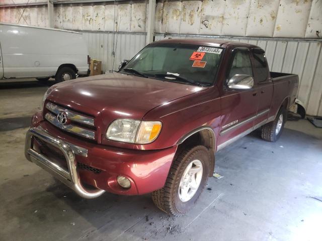 5TBBN44103S417200 - 2003 TOYOTA TUNDRA ACCESS CAB SR5 BURGUNDY photo 1