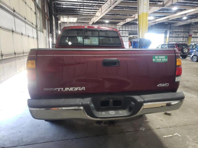 5TBBN44103S417200 - 2003 TOYOTA TUNDRA ACCESS CAB SR5 BURGUNDY photo 6