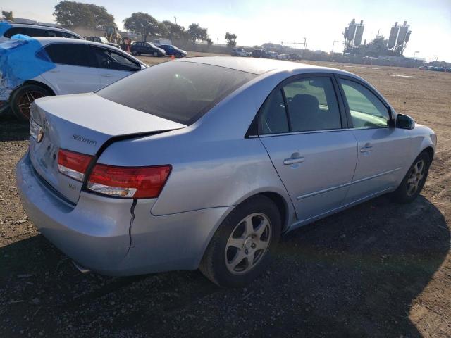 5NPEU46F36H105608 - 2006 HYUNDAI SONATA GLS BLUE photo 3