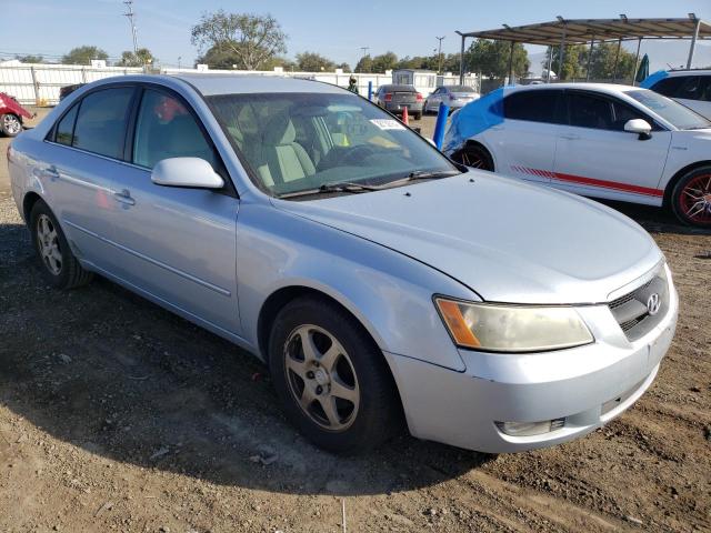 5NPEU46F36H105608 - 2006 HYUNDAI SONATA GLS BLUE photo 4