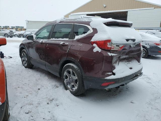 2HKRW2H52HH639691 - 2017 HONDA CR-V EX MAROON photo 2