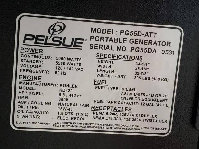 PG55DA0531 - 2013 PELS T-POWER ORANGE photo 10